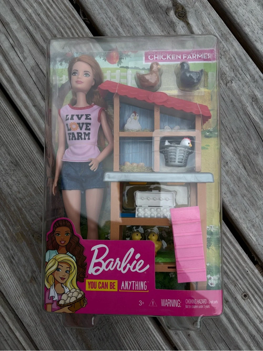 Barbie Chicken Farmer - You Can Be Anything - with Coop, Chickens & Accessories